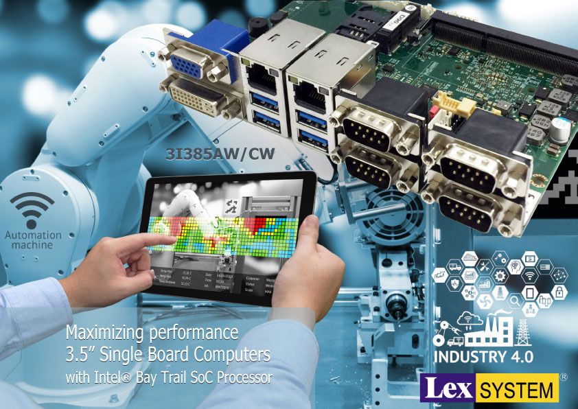 3I385AW/ 3I385CW - Maximizing performance 3.5” Single Board Computers with Intel® Bay Trail SoC Processor