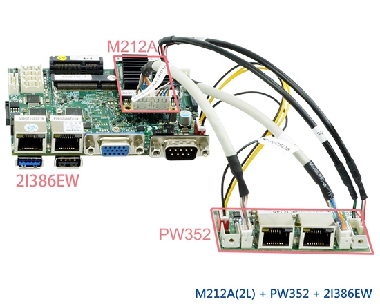 单板电脑-M212A-2L-PW352-2I386EW Bay Trail Pico ITX Embedded SBC