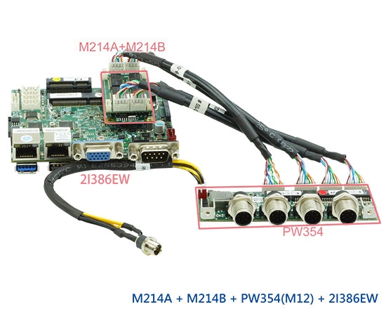 Single Board Computer-M214A-M214B-PW354-M12-2I386EW Bay Trail Pico ITX Embedded SBC