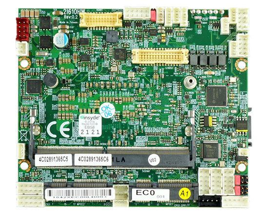 单板电脑-2I610HW_Skylake Kaby Lake Pico ITX Embedded SBC