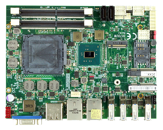 单板电脑-3I170UW-Skylake Kaby Lake 3.5 Embedded SBC