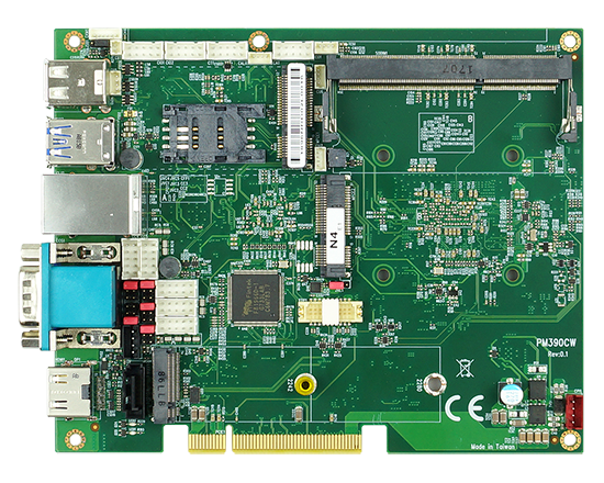 插槽式單板電腦-PM390CW- Apollo Lake Embedded SBC with Backplanes