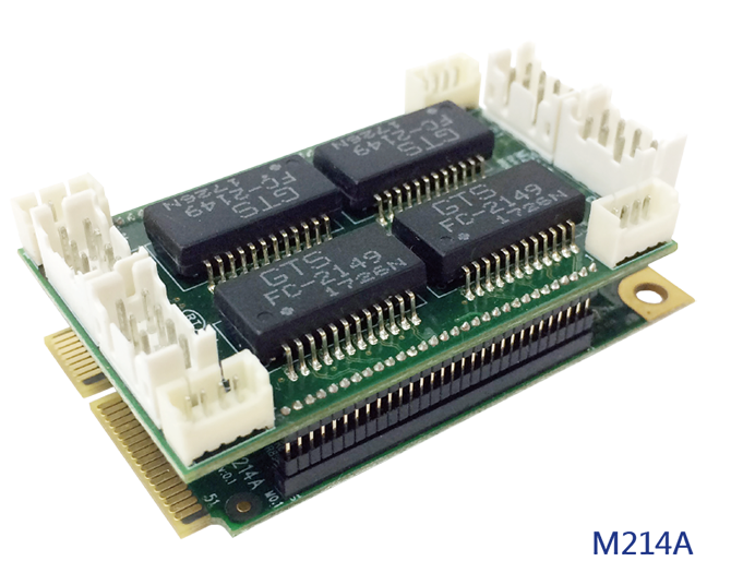 Mini PCIe模組／轉換板,,網路與通訊-M214A_b1