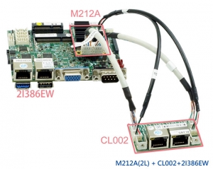 Single Board Computer-M212A-2L-CL002-2I386 Bay Trail Pico ITX Embedded SBCE