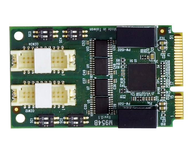 Mini PCIe 모듈 / 변환 보드,,시리얼 통신 카드-M954B_b1