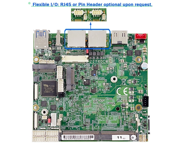 单板电脑-2I740CW- Intel® Amston Lake ATOM® x7000 series CPU