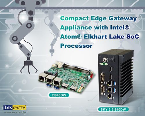 2I640DW - Compact Edge Gateway Appliance with Intel® Atom® Elkhart Lake SoC Processor