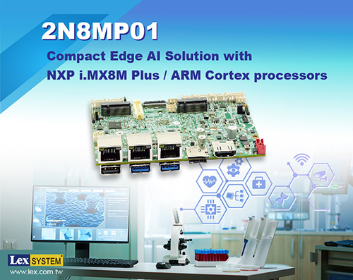 2N8MP01 - Compact Edge AI Solution with NXP i.MX8M Plus / ARM Cortex processors