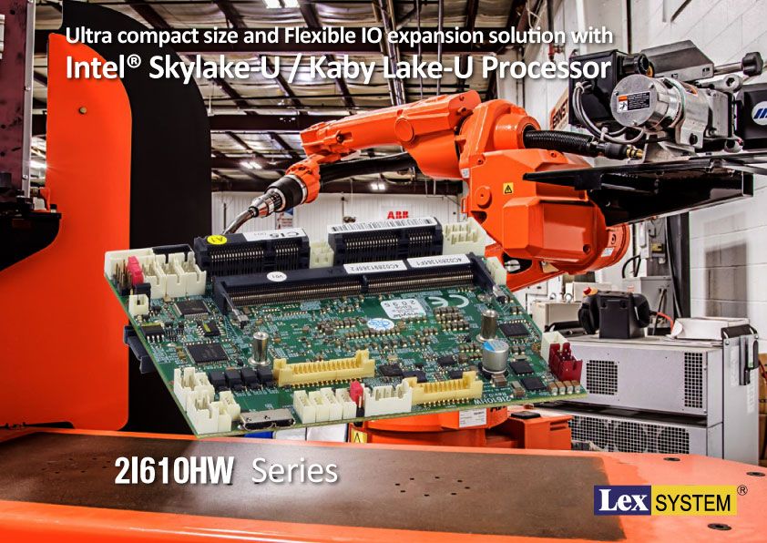 2I610HW - Ultra compact size and Flexible IO expansion solution with Intel&reg; Skylake-U / Kaby Lake-U Processor