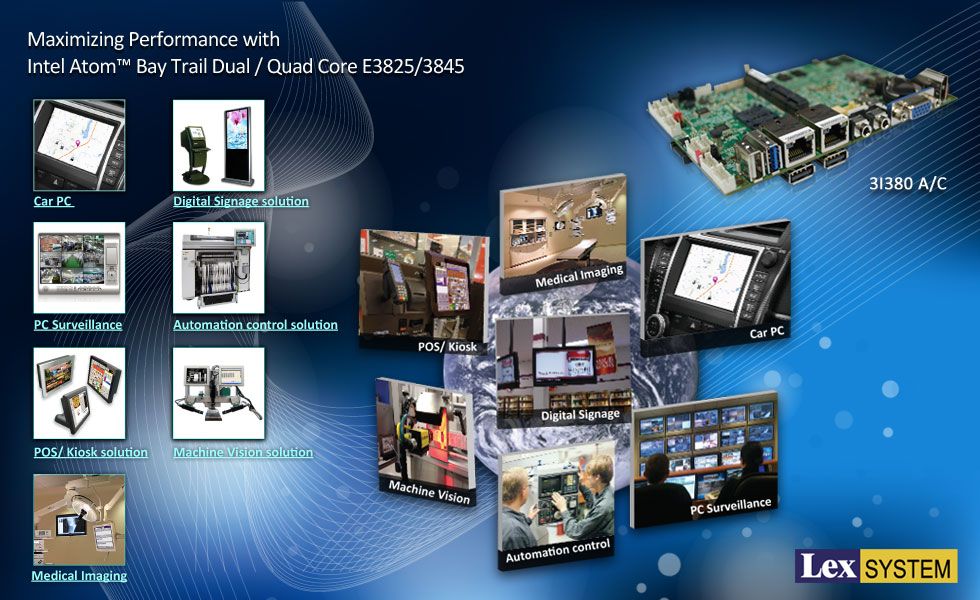 3I380A/ 3I380C - Maximizing Performance with Intel Atom&trade; Bay Trail Single / Quad Core E3815/3845